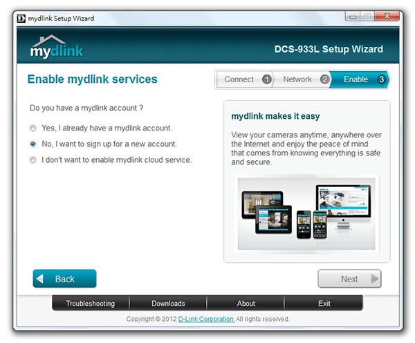 mydlink security